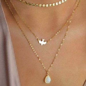 Multi-layer Peace Dove Necklace